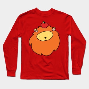 Apple Lion Face Long Sleeve T-Shirt